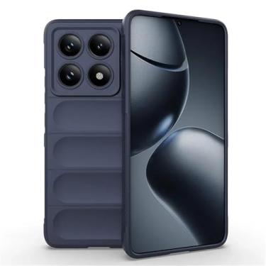 Imagem de Capa macia para celular com absorção de choque, adequada para Xiaomi Note 14 13 12 Pro Plus 5G 4G 14T 14T Pro 13C, azul escuro, para Xiaomi 14C