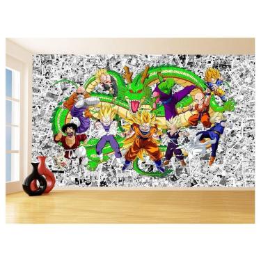 Imagem de Papel De Parede Dragon Ball Goku Vegeta Anime 3,5M Dbz121