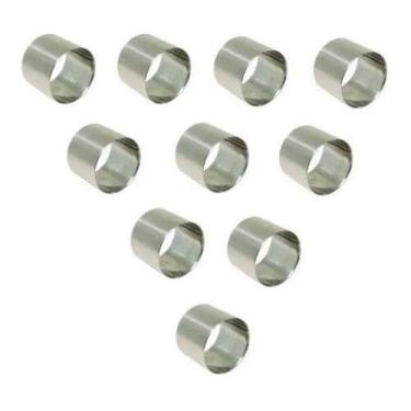 Imagem de Kit de 10 Buchas de Reparo Inox para Eixo de Transmissão Universal de 