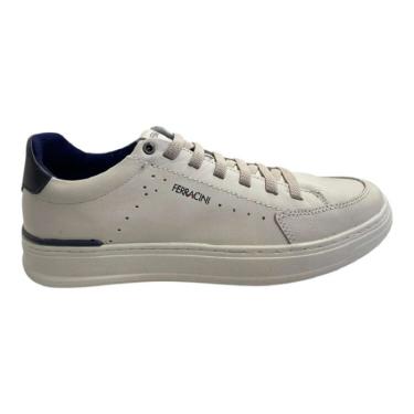 Imagem de Sapatenis Ferracini de Couro - Cinzamarinho