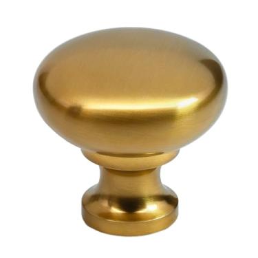 Imagem de HESTIA HARDWARE | Maçaneta de armário | Ouro | 3,5 cm de diâmetro | Pacote com 10 | Puxador de gaveta | Ferragens de armário (Z1.10.L)