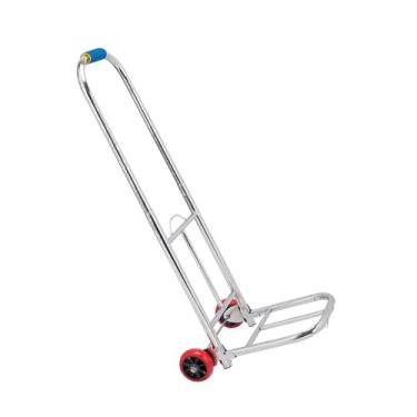 Imagem de oshhni Carrinho de mão dobrável ajustável com forte capacidade de carga, carrinho utilitário reutilizável com rodas para mudança de casa, acampamento e, Rodas Pp