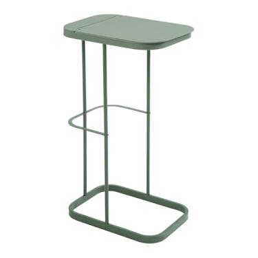 Imagem de Ioensy Suporte para saco de lixo, organizador moderno e decorativo para lixo externo, suporte para saco de lixo para reciclagem, cozinha, acampamento ao ar, Verde