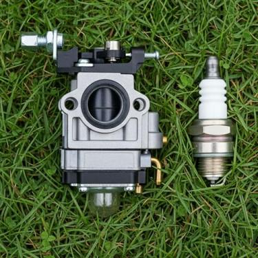Imagem de Kit Carburador + Vela Roçadeiras 2 Tempos Gasolina 43cc 52cc 65cc 75cc