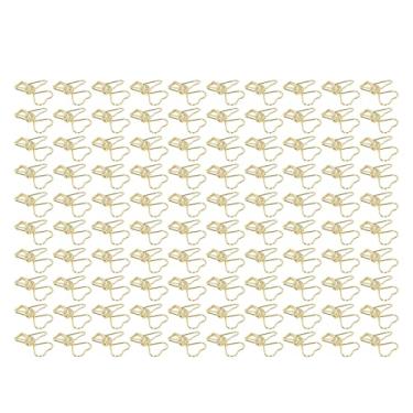 Imagem de YOUTHINK Clipes de Pasta Mini Clipes de Pasta, Mini de Papel de Ferro de Metal, Fixação Forte para Documentos e Uso de Escritório (Ouro)