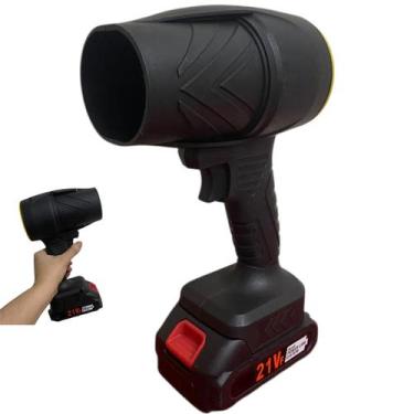 Imagem de Soprador Turbo Fan 32000 RPM Potente Recarregavel Sujeira Folhas Poeir