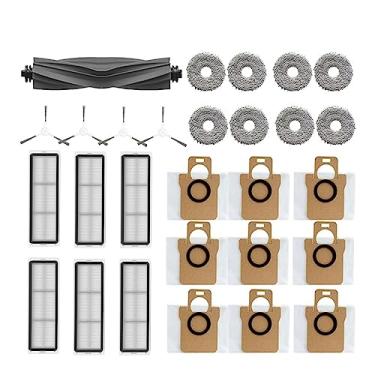 Imagem de Compatible With Dreame Bot L10s Ultra / L10 Ultra Robot Vacuum Cleaner Accessories Mop Dust Bag Main Brush Side Brush Hepa Filter Replacement(Clear)