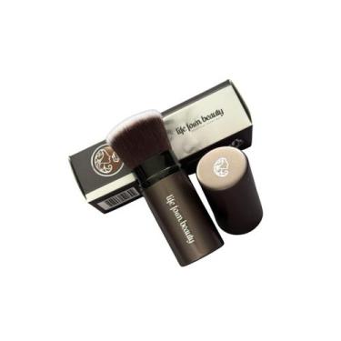 Imagem de Pincel Retrátil Base Maquiagem Profissional Cerdas Sintéticas Premium 