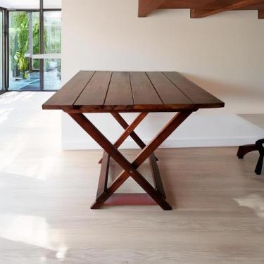 Imagem de Mesa de Bar de madeira dobr vel Ismalu, Imbuia