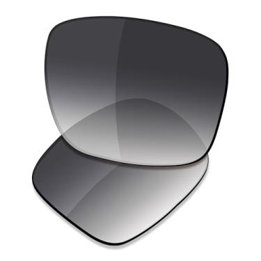Imagem de SAUCER Lentes de reposição premium para óculos de sol Ray-Ban Meta Wayfarer RW4006 50 mm, Gradiente cinza, One Size