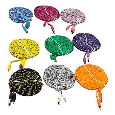 Imagem de Carregador V8 3 Metros Reforçado Carregamento Rápido