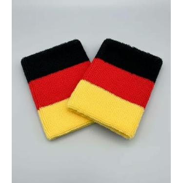 Imagem de Munhequeira 8 Cm Premium Atoalhada Absorvente 2 Unds