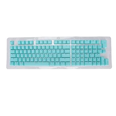 Imagem de Teclas de teclado Grcfumo, 114 teclas, teclas retroiluminadas, adequadas para a maioria dos teclados mecânicos (mini cyan)