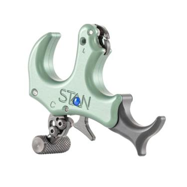 Imagem de Stan OnneX Clicker Auxílio de liberação de arco de polegar para tiro com arco e caça - ajustável, interno resistente com revestimento DLC, ação suave, sistema de feedback de clique, ajuste modular de