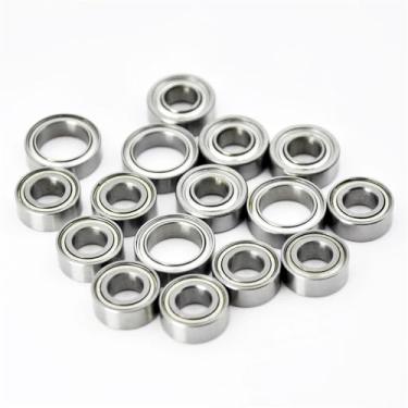 Imagem de Miniature Ball Bearings Kit Sealed Bearing TT02 TT-02 TT02D TT-02D 1/10 RC Car Upgrades Parts Accessories 16Pcs
