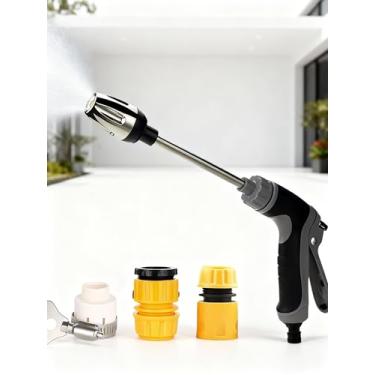 Imagem de Pistola de água de alta pressão para lavagem de carro haste longa forte fluxo de água portátil para limpeza de veículos e jardins