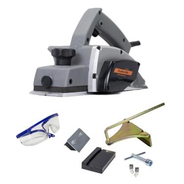 Imagem de Plaina Elétrica Manual 550W 80mm 220V Industrial Profissional - Pró Euro