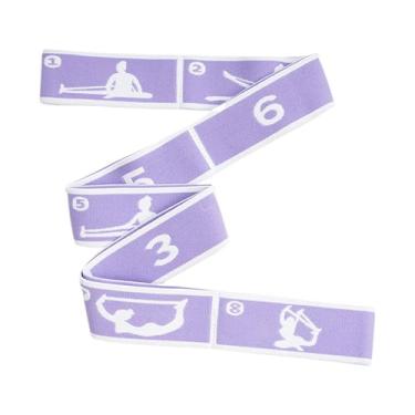 Imagem de Alça elástica, elástico de 8 seções – faixas de resistência para pernas | para mulheres, crianças, ioga, exercícios, dança, pilates, ginástica, casa, alongamento de pernas, fitness, faixa elástica de