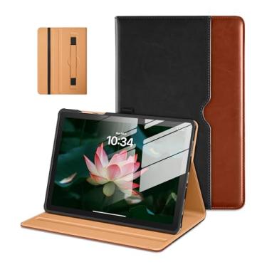 Imagem de DTTO Capa para Samsung Galaxy Tab A11+/A11 Plus/A9+ Plus de 11 polegadas (2023/2025), capa fólio de couro premium com alça de mão para visualização em vários ângulos e despertar/hibernar