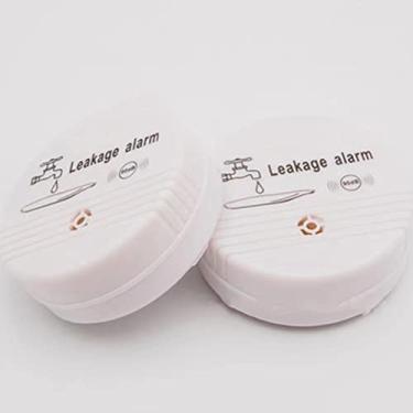 Imagem de Dioche Detector de Vazamento de água Portátil Alarme de Alta Sensibilidade Inteligente Sensor de água Alerta de Gotejamento Inundação para Segurança Doméstica Plástico Abs 85x85x35mm