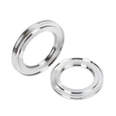 Imagem de ROUPWKWO 1 peça ISO-K Flanges perfuradas SS304 ISO63-ISO200 Flanges de solda Braçadeira de garra Flanges MF SS304 LF braçadeira Flange NW Flanges Conexões (ISO100-10.8 cm 500g)