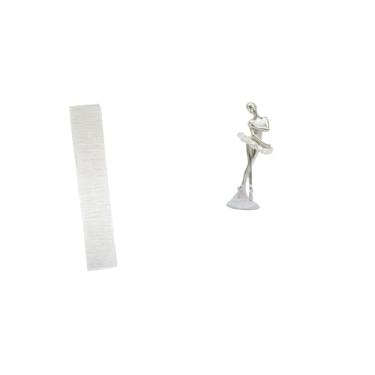 Imagem de Whtkoph Elegante Abajur de Chão em Papel No Formato de Uma Bailarina, Perfeito para Uma Sala de Estar Ou Quarto Aconchegante. Escultura Artística.