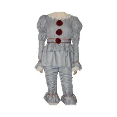 Imagem de Fantasia De Cosplay De Palhaço Joker Pennywise Para Adultos, Fantasia 