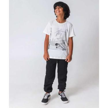 Imagem de Camiseta Juvenil Skate Marisa Tam 10 a 16 Off White-31015, 10, Off whi
