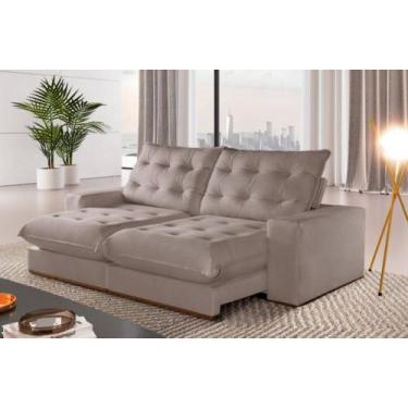 Imagem de Sofá Milão Retrátil e Reclinável 230m com Super Pillow de 30cm com Mol