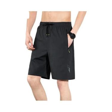 Imagem de Bermuda Masculina De Secagem Rápida E Respirável Para Verão, Esportes 