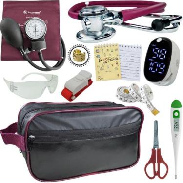 Imagem de Kit Enfermagem Aparelho Pressão Esteto Frete Grátis Promocao - Love Sa