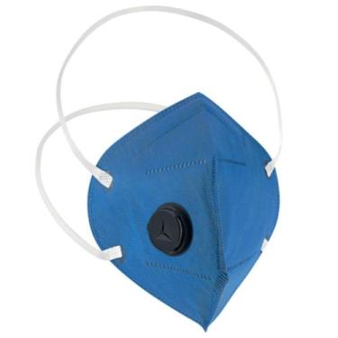 Imagem de Máscara Respirador Descartável PFF2 Com Válvula Carvão Deltaplus WPS17