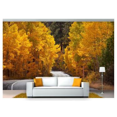 Imagem de Papel De Parede Estrada Caminho Floresta 3D Nes087 3M²