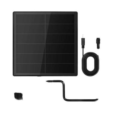 Imagem de Painel Solar D5 DC 3.7V-12V Carregador Solar Para Câmeras E Campainhas