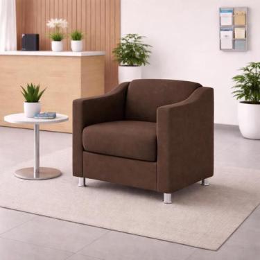 Imagem de Poltrona Decorativa Recepção Cadeira Manicure Cores - Balaqui Decor, M