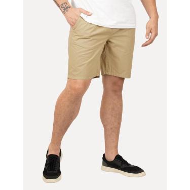 Imagem de Bermuda Dudalina Masculina Sarja Cordão Algodão Cáqui-Masculino