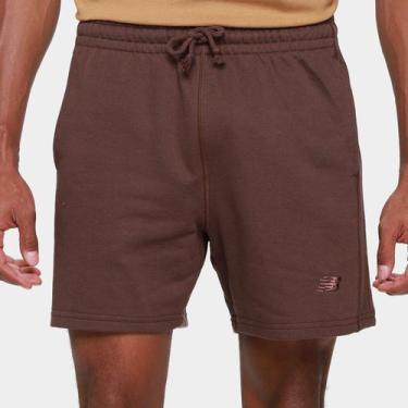 Imagem de Shorts New Balance Athletics Masculino, Marrom, P