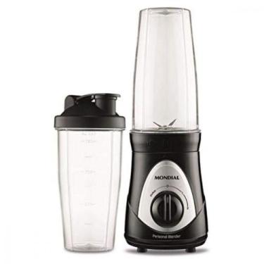 Imagem de Liquidificador Portátil Mondial Personal Blender Dg-01 Preto Com Prata