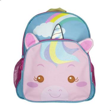 Imagem de Mochila Ravi Clio Meninas Cp26267d Pets Unicórnio Rosa, Rs, Rosa, UN