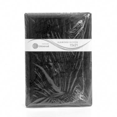 Imagem de Álbum fotográfico 15x21 - preto riscos - Photoalbum Universal, Preto
