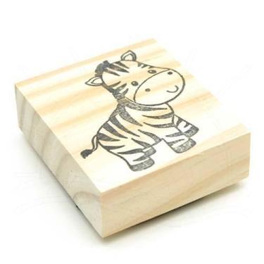 Imagem de Carimbo Artesanal 6X7 Zebra - LC-113 - Lucas Carimbos