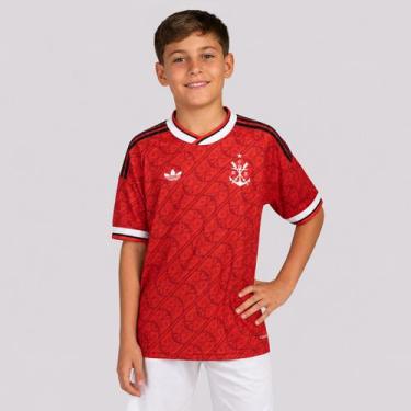 Imagem de Camisa Adidas Flamengo III 2026 Juvenil, 8 ANOS