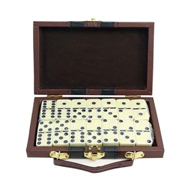 Imagem de JOGO DE DOMINÓ DE PLÁSTICO NA MALETA 28 PEÇAS