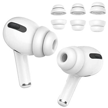 Imagem de 3 Pares PMG Borrachas Dupla Eartop Anti Queda Compatível Com AirPods Pro Redução Ruídos
