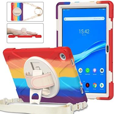 Imagem de Acessórios para tablets Para Lenovo Tab M10 Plus 10.6 3ª Gen 2022 Silicone + PC Protetive Tablet Case
