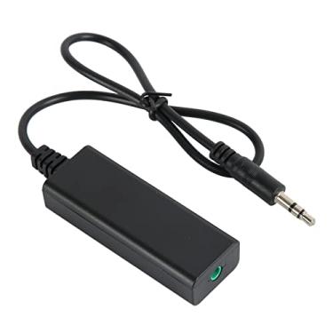 Imagem de Isolador de ruído, filtro isolador de ruído de loop de aterramento, plug and play com cabo de som de 3,5 mm, para estéreo doméstico de som de de carro