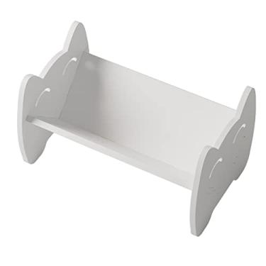 Imagem de KIZQYN Prateleira de armazenamento de estante de livros, estante pequena estante de livros, organizador de livros de mesa, estante, pode colocar livros estante (tamanho: 1)