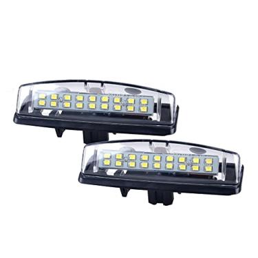 Imagem de 2 Pcs LED Número de Carro Luzes de Placa de Licença Acessórios Lâmpada Canbus 12 V Para Lexus IS300 Sedan ES300 ES330 GS300 GS400 LS430