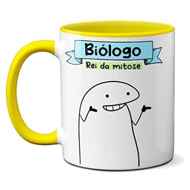 Imagem de Caneca Diz Que Eu Não Sei Nada Da Vida Logo Eu Biólogo (Amarela)