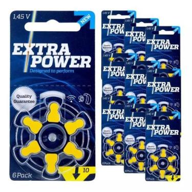 Imagem de Pilha Auditiva Extra Power 10 - 10 Cartelas (60 Baterias)
